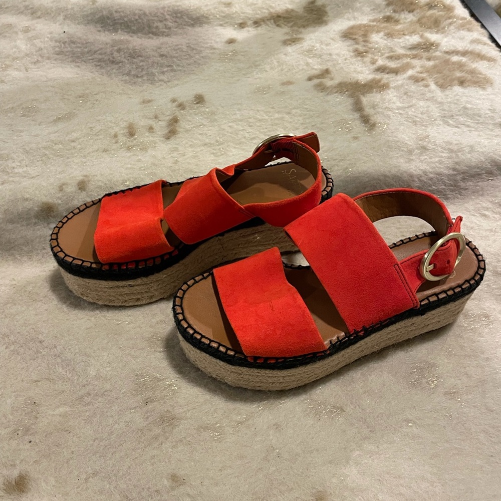 Franco Sarto Platform - Red/Orange